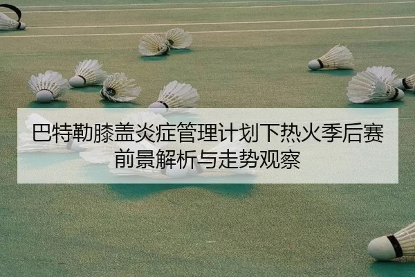 巴特勒膝盖炎症管理计划下热火季后赛前景解析与走势观察